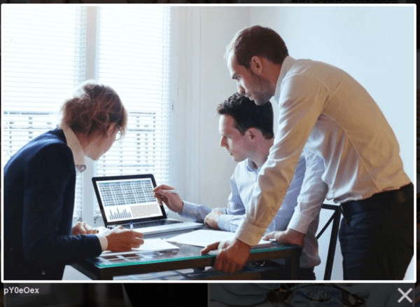 Three People Working Together